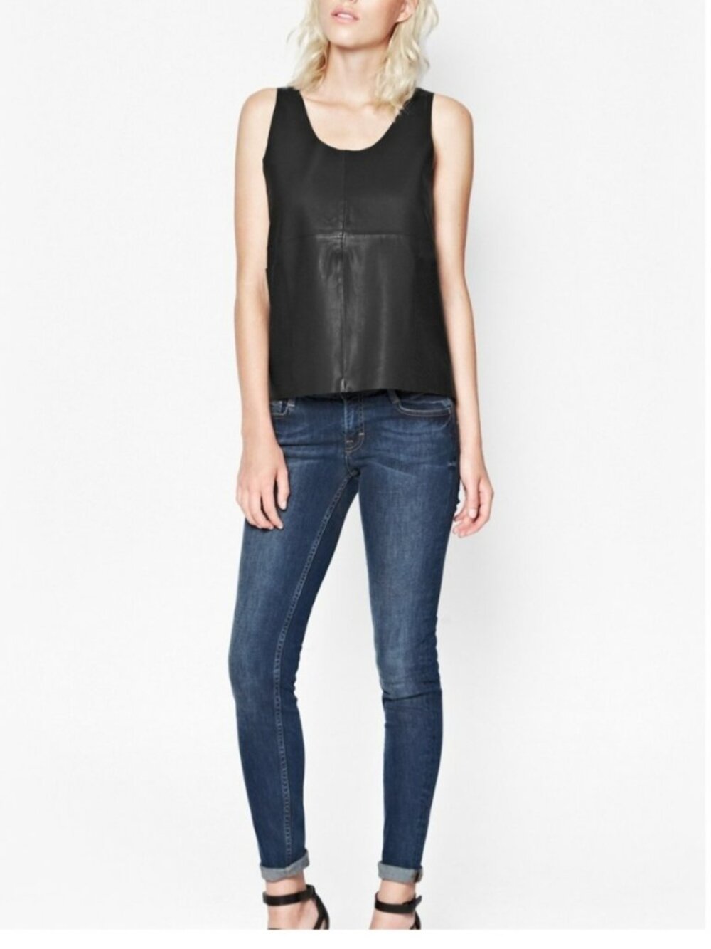 NWT French Connection Leather Tunic